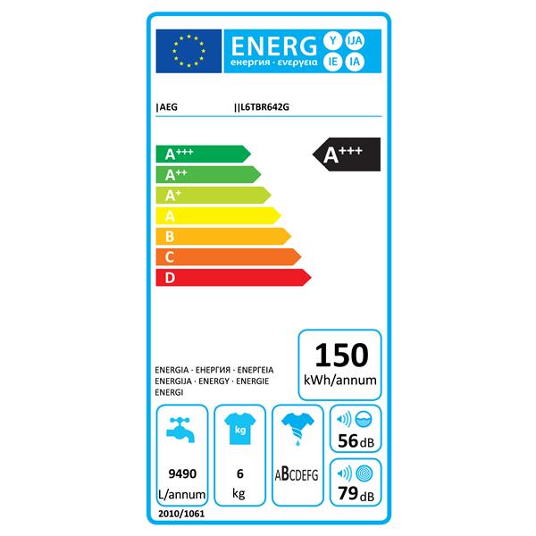 Lave-linge top 6 kg A+++ AEG ,L6TDR642Gavec moteur inverter