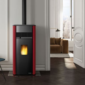 poele palazzetti aurora us rouge